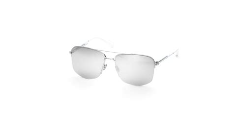 dior 180.2f sunglasses|Dior180 Silver Metal Navigator Sunglasses with White Temples.